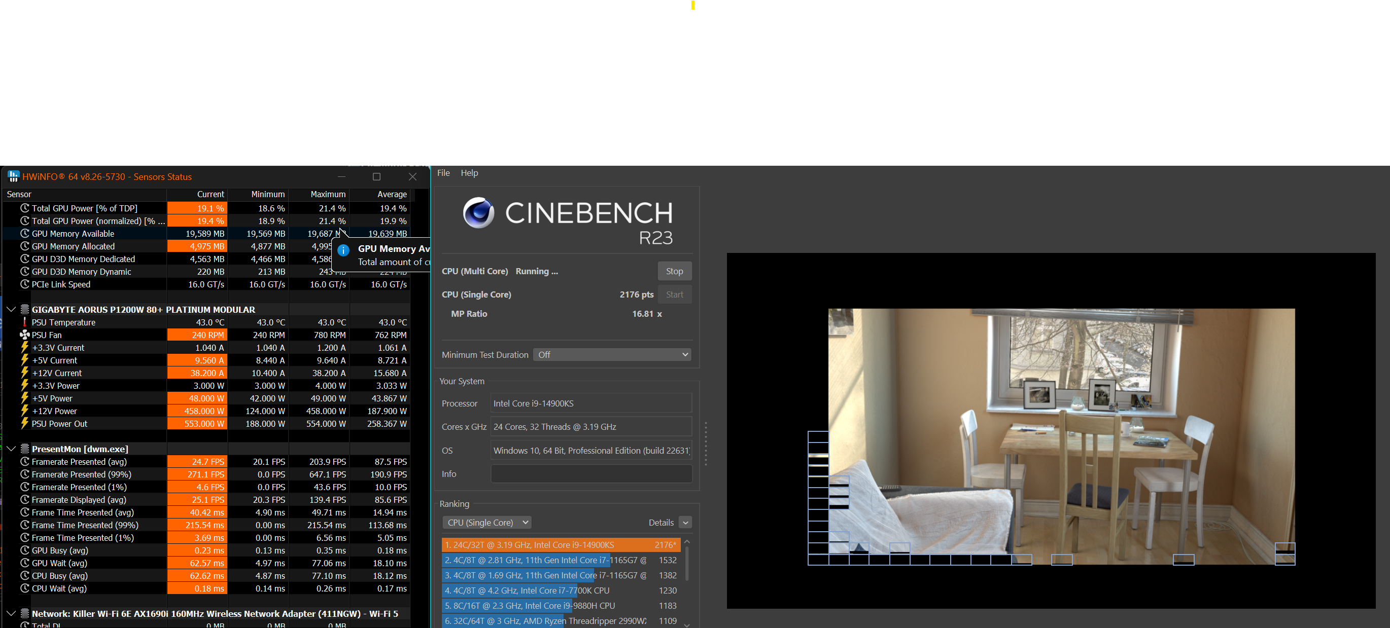 System will draw 550+ watts in multicore CB